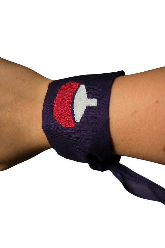 Embroidered wristband